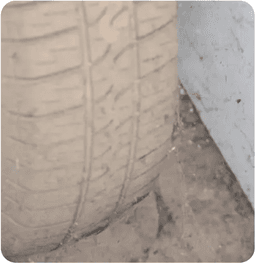Wrong example - unclear tyre image